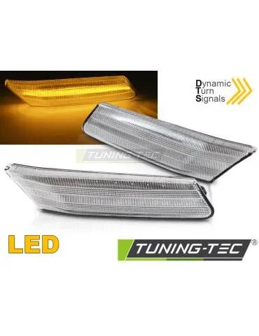 Répétiteurs latéraux à LED blancs pour PORSCHE 911 997 CARRERA 04-09 BOXSTER 987 05-08