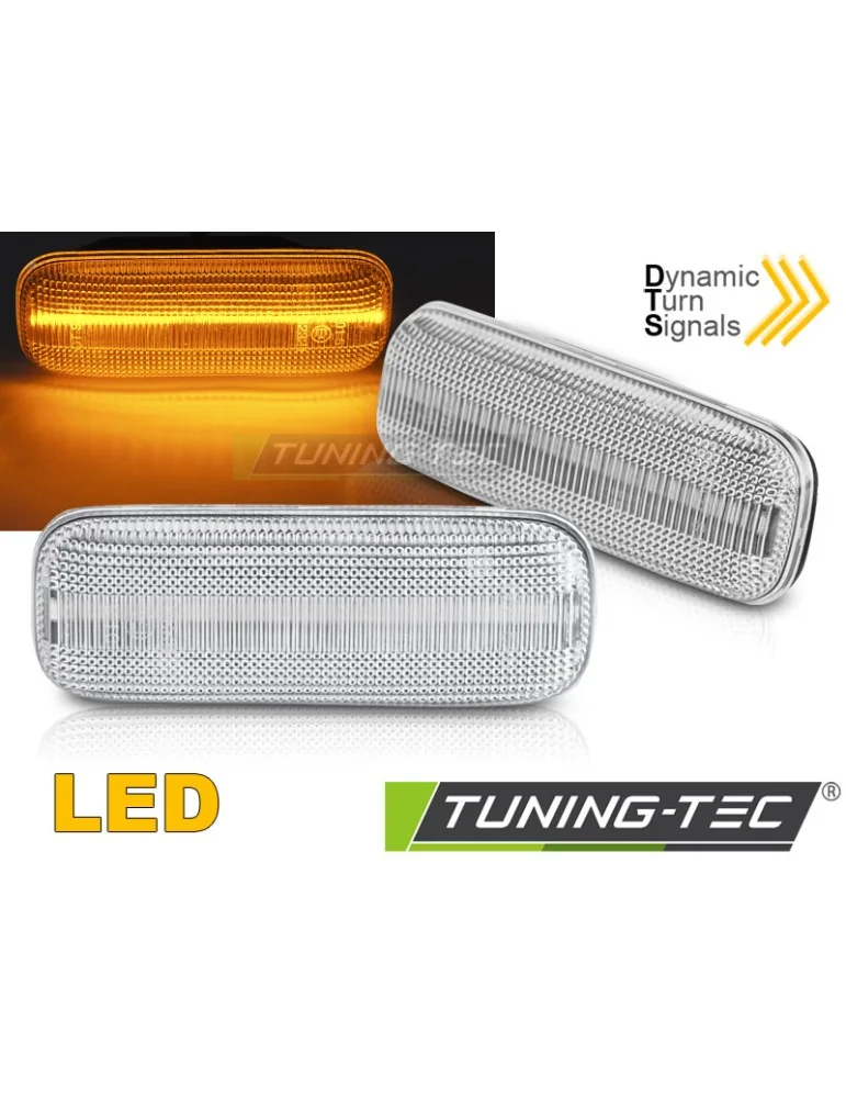 Répétiteurs latéraux à LED blancs pour MERCEDES ML W163 98-05