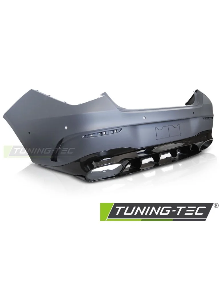 Pare-chocs avant noir pour MERCEDES CLA W118 19-23