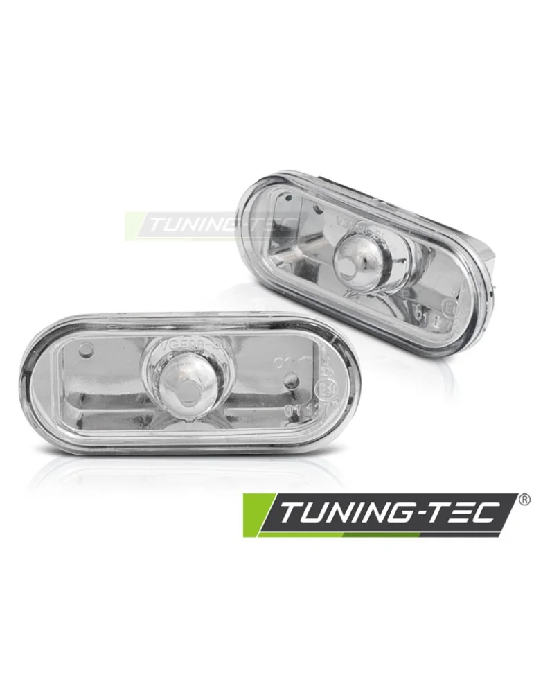 Répétiteurs latéraux à LED chromés pour VW GOLF 4 BORA 95- GOLF 3 95- IBIZA 95-99 TOLEDO
