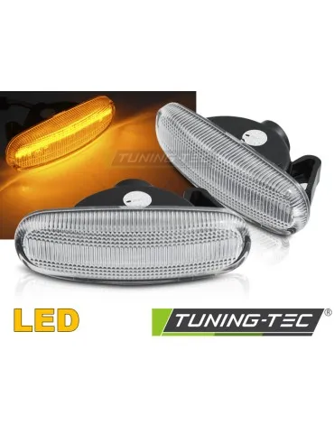 Répétiteurs latéraux à LED blancs pour FIAT PUNTO PANDA STILO IDEA LINEA MULTIPLA
