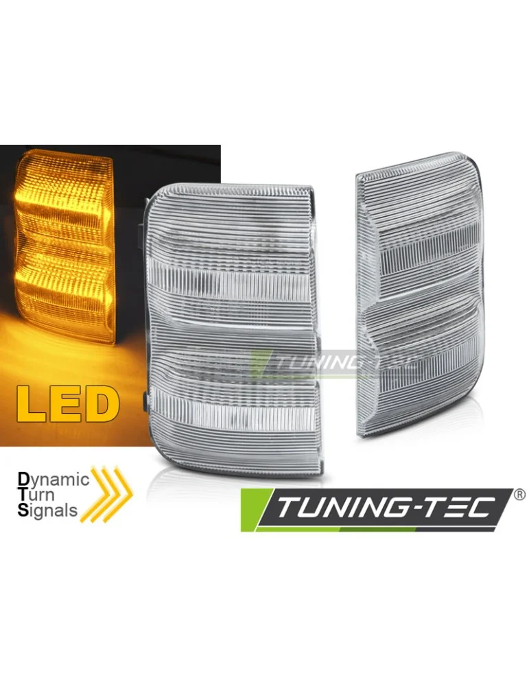 Répétiteurs latéraux à LED blancs pour PEUGEOT BOXER FIAT DUCATO CITROEN JUMPER
