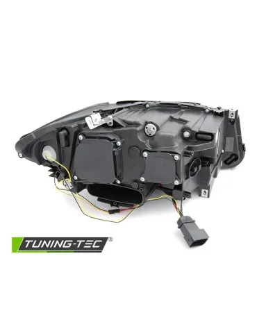 Phares au xénon chromés pour BMW F10/F11 13-16