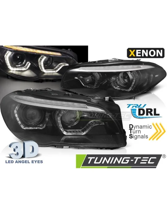 Phares au xénon noirs pour BMW F10/F11 (2013 - 2016)
