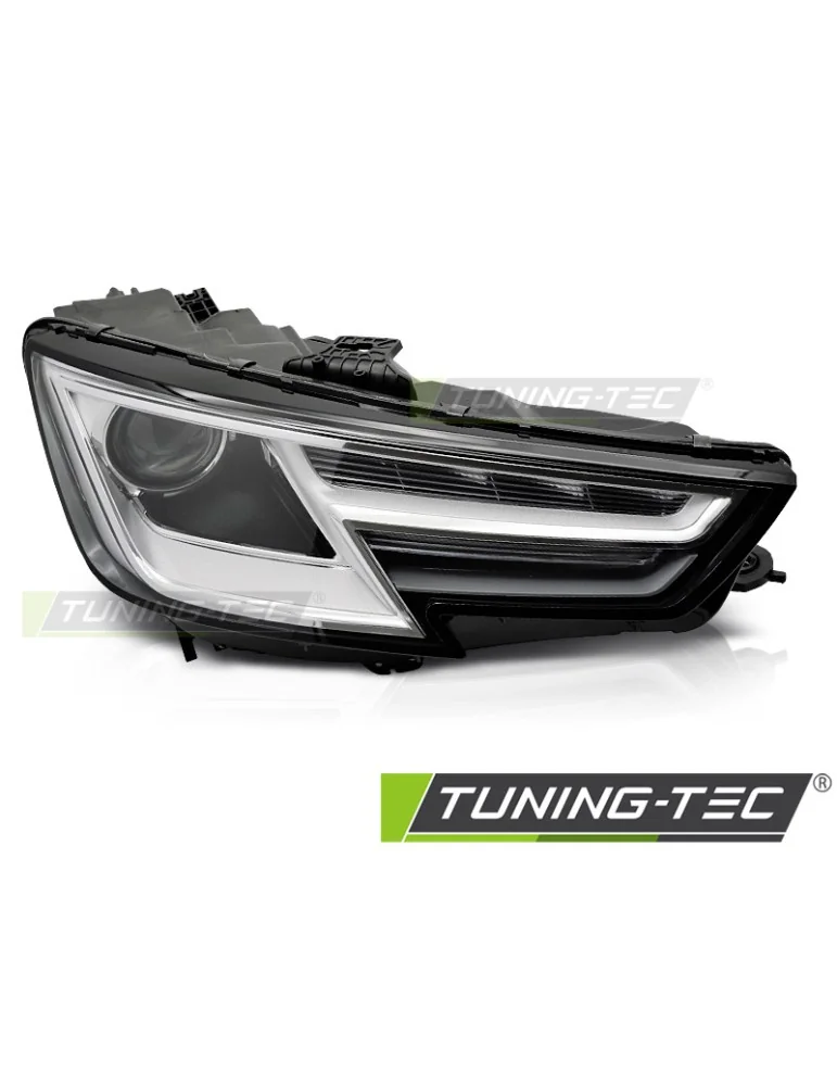 Phares au xénon noirs pour AUDI A4 B9 15-19