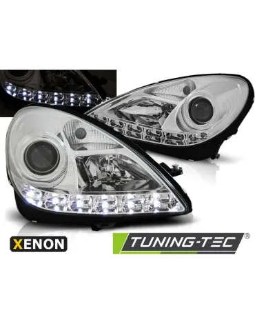 Phares au xénon chromés pour MERCEDES R171 SLK 04-11