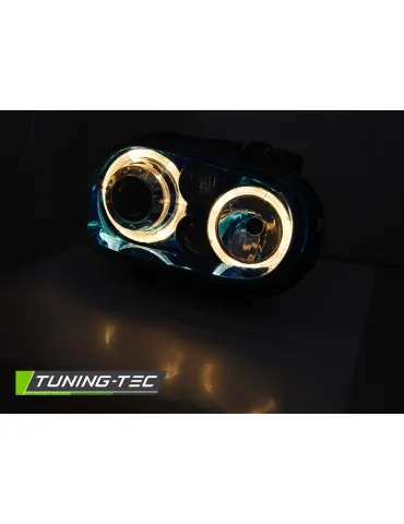 Phares bleus pour VW GOLF 4 09.97-09.03