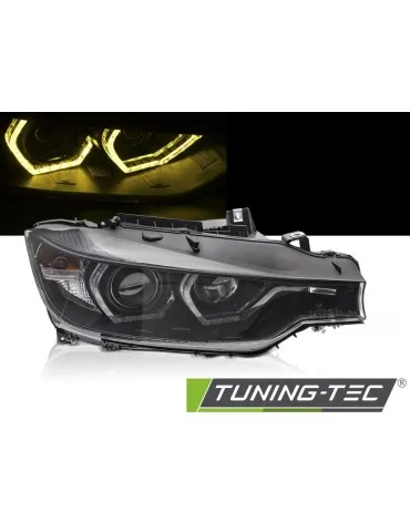 Phares à LED noirs pour BMW F30/F31 11-15