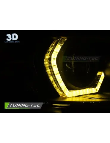 Phares à LED noirs pour BMW F30/F31 11-15