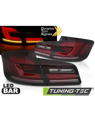 Feux arrière à LED fumés rouges pour BMW F10 10-16