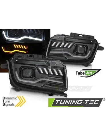 Phares à LED noirs pour CHEVROLET CAMARO 09-13