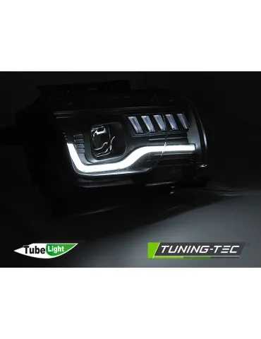 Phares à LED noirs pour CHEVROLET CAMARO 09-13