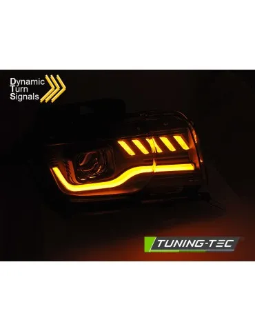 Phares à LED noirs pour CHEVROLET CAMARO 09-13