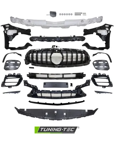 Pare-chocs avant noir pour MERCEDES W213 20-23