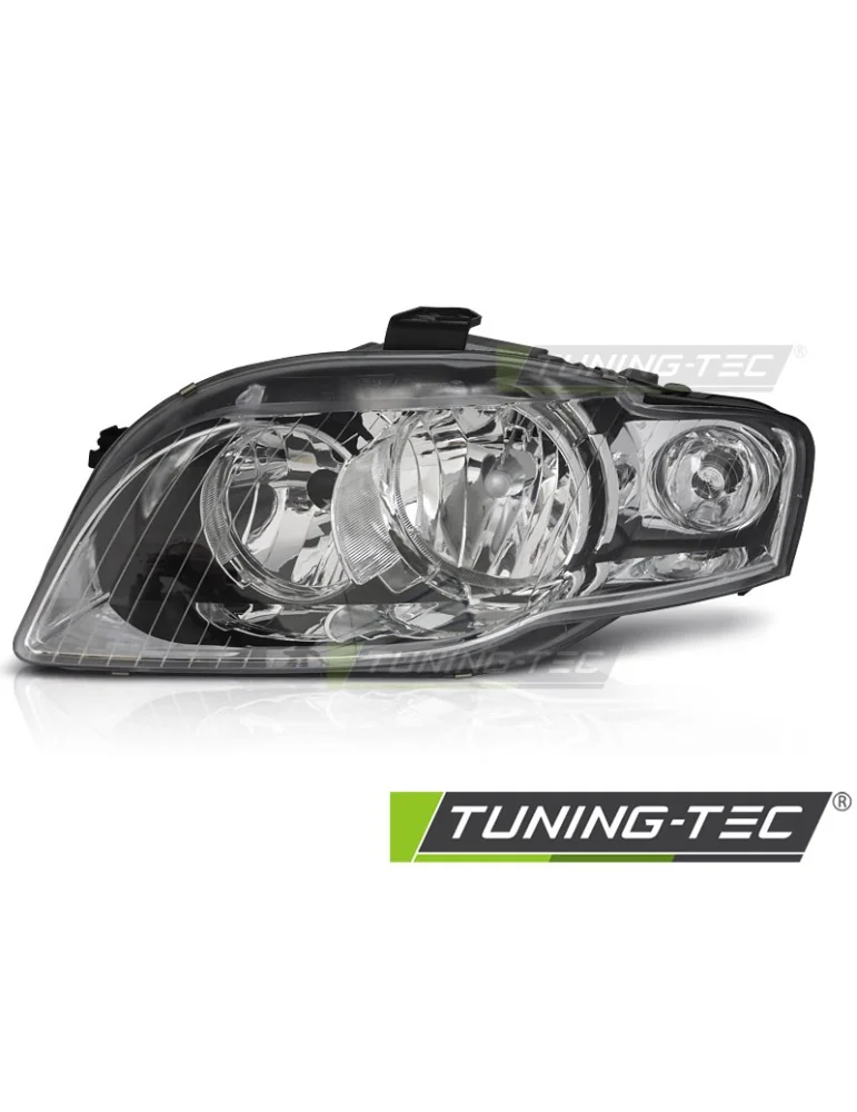 Phares halogène chromés pour AUDI A4 B7 04-08
