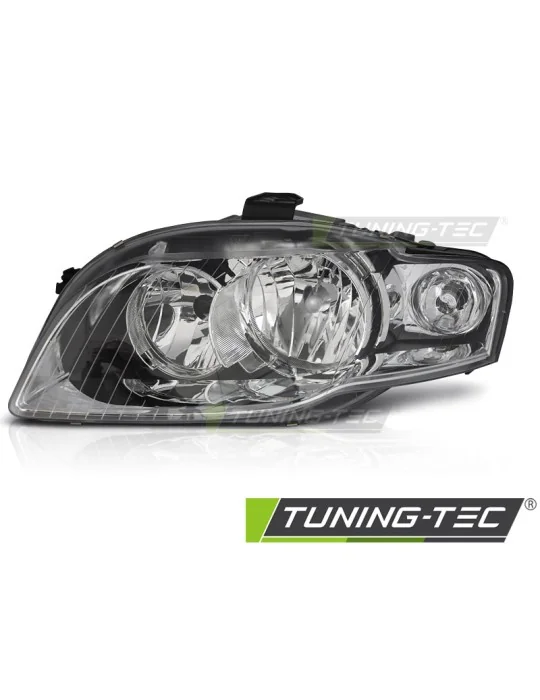 Phare halogène chromé côté gauche pour Audi A4 B7 (2004 - 2008)