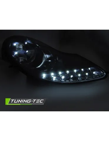 Phares à LED noirs pour PORSCHE BOXSTER 96-04 911 996