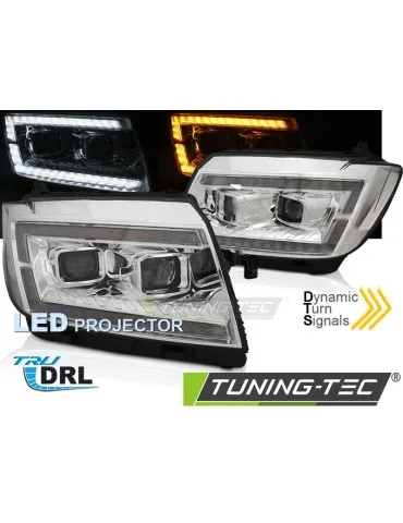 Phares à LED chromés pour VW CRAFTER II 2017