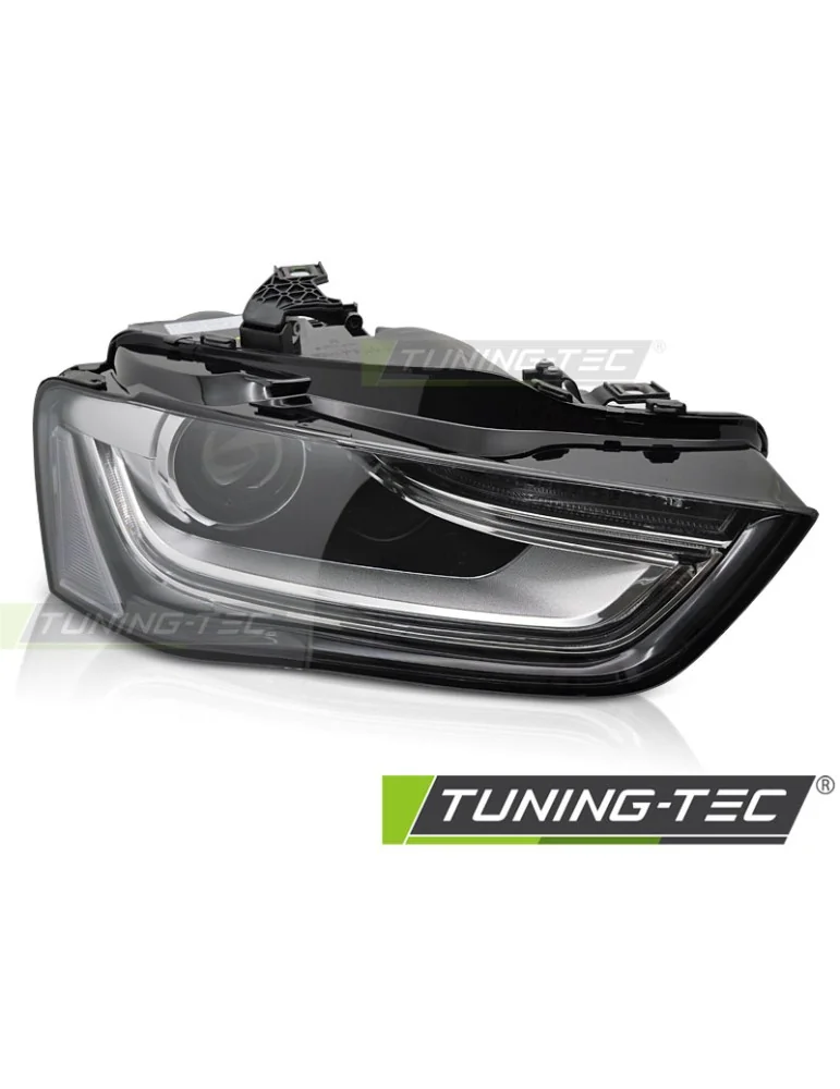 Phares au xénon noirs pour AUDI A4 B8 12-15
