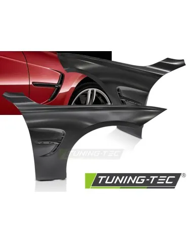 Ailes élargies noires pour BMW F30 F31 11-18