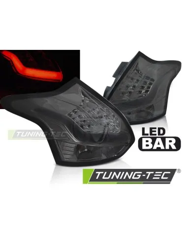 Feux arrière à LED fumés pour FORD FOCUS 3 11-10.14 berline à hayon
