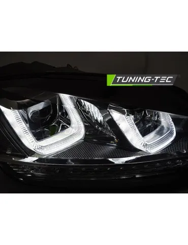 Phares noirs pour VW GOLF 7 13-17