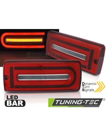 Feux arrière à LED rouges blancs pour MERCEDES W463 G-CLASS 90-18