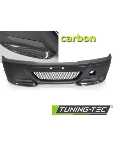Pare-chocs avant aspect carbone pour BMW E46 4 portes/5 portes 98-05