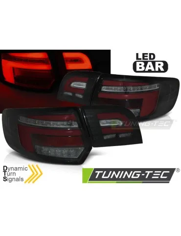 Feux arrière à LED noirs rouges pour AUDI A3 8P 5 portes 03-08