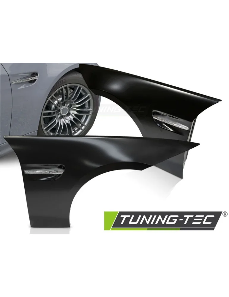 Ailes élargies à LED pour BMW E90 E91 05-11