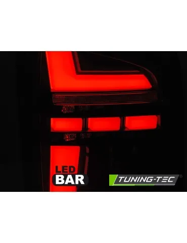 Feux arrière à LED fumés rouges pour VW T5 10-15
