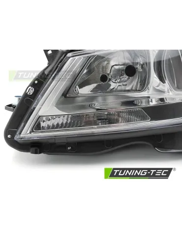 Phares halogène chromés pour MERCEDES W204 11-14