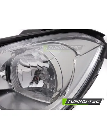 Phares halogène chromés pour MERCEDES W204 11-14