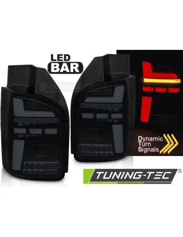 Feux arrière à LED noirs fumés pour VW T6.1 20- BULB