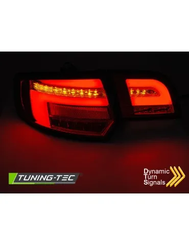 Feux arrière à LED noirs pour AUDI A3 8P 5 portes 08-12