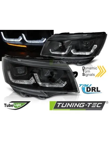 Phares halogène noirs pour VW T6.1 20