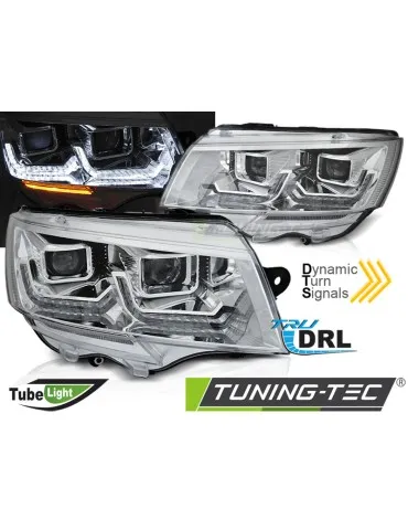 Phares halogène chromés pour VW T6.1 20