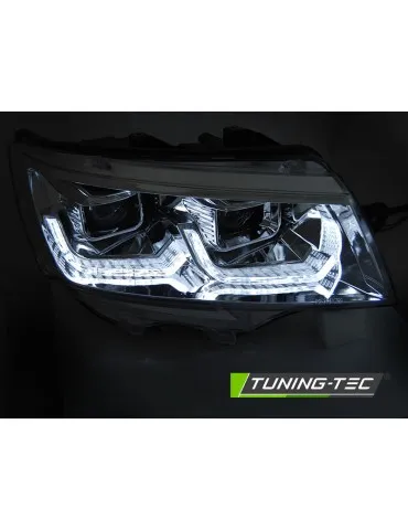 Phares halogène chromés pour VW T6.1 20
