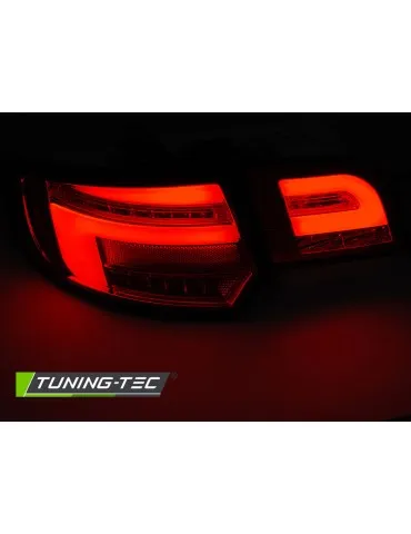 Feux arrière à LED fumés rouges pour AUDI A3 8P 5 portes 08-12
