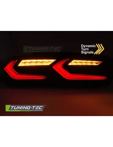 Feux arrière à LED noirs fumés pour CHEVROLET CAMARO 19-23