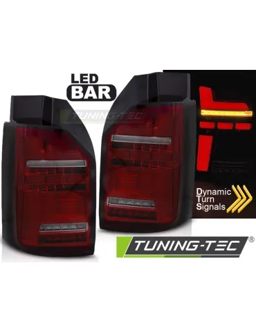Feux arrière à LED fumés rouges pour VW T6.1 20- BULB