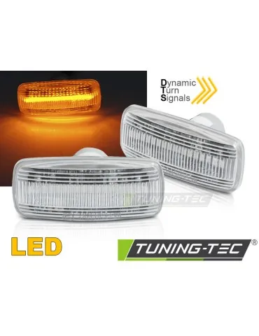 Répétiteurs latéraux à LED chromés pour CHRYSLER JEEP PATRIOT COMPASS GRAND CHEROKEE