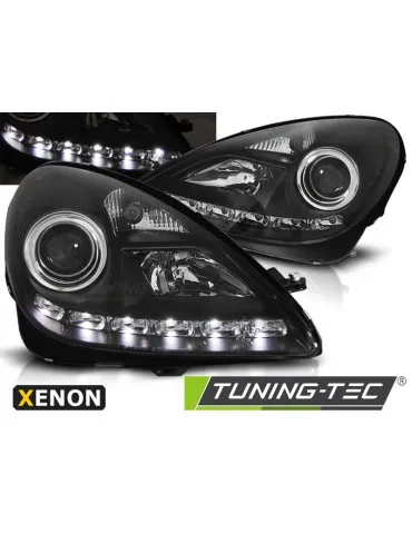 Phares au xénon noirs pour MERCEDES R171 SLK 04-11