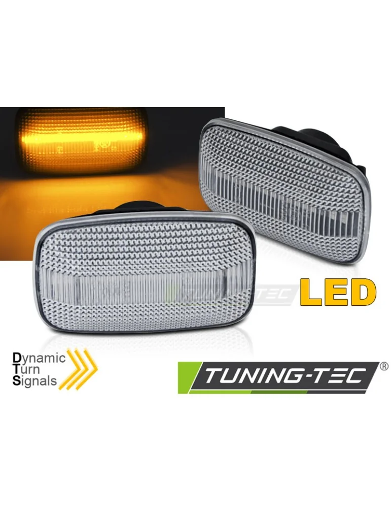 Répétiteurs latéraux à LED blancs pour TOYOTA LAND CRUISER 70 80 90 100