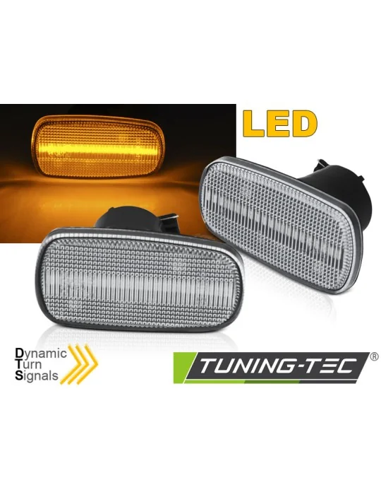 Répétiteurs latéraux à LED blancs pour Toyota Land Cruiser 120 (2003 - 2009)
