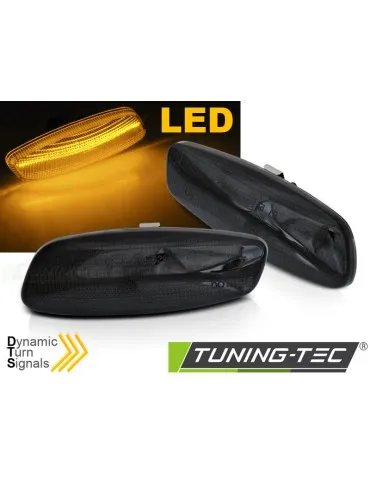 Répétiteurs latéraux à LED fumés pour PEUGEOT 207 308 3008 5008 CITROEN C3 C4 C5