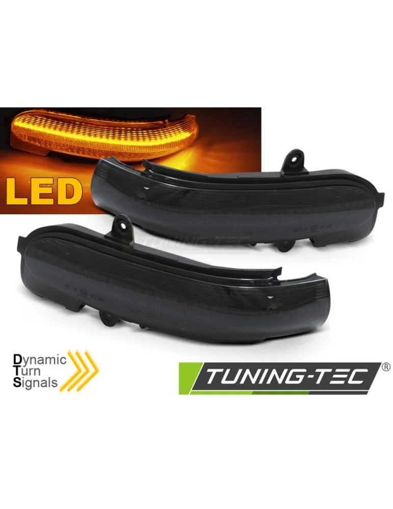 Répétiteurs latéraux à LED fumés pour MERCEDES W203 T203 CL203 00-07