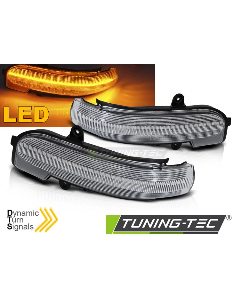 Répétiteurs latéraux à LED blancs pour MERCEDES W203 T203 CL203 00-07