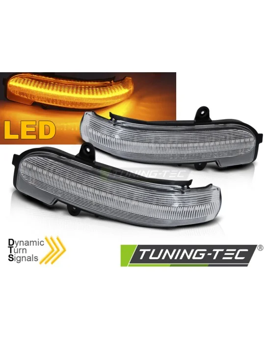 Répétiteurs latéraux à LED blancs pour Mercedes W203 T203 CL203 (2000 - 2007)