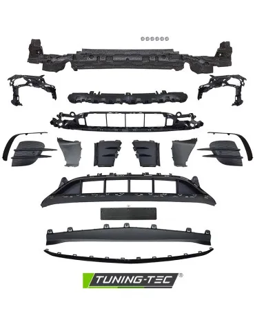 Pare-chocs avant noir pour MERCEDES W213 20-23